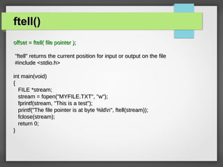 Module 03 File Handling in C | PDF