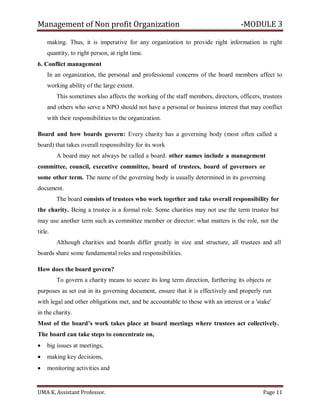 Ngo Notes.pdf Management of non profit organisation module 3 | PDF