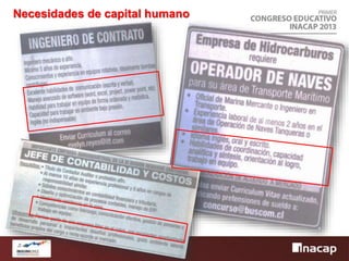 Necesidades de capital humano
 