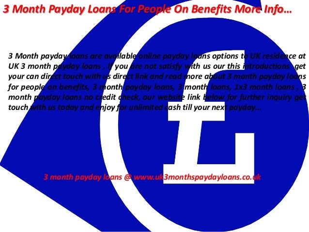 payday 3 month loans