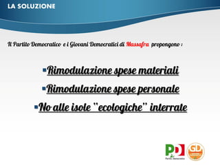 LA SOLUZIONE 
 
 
  