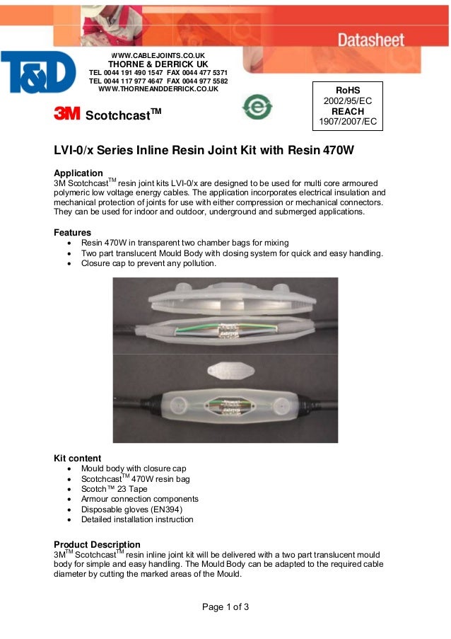 3m Street Lighting Cable Joint 4 Core Up To 2 5sqmm Lvi 0 1 3m Street Lighting Cable Joint 4 Core Up To 2 5sqmm Lvi 0 1