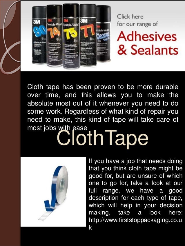 Cloth tapes