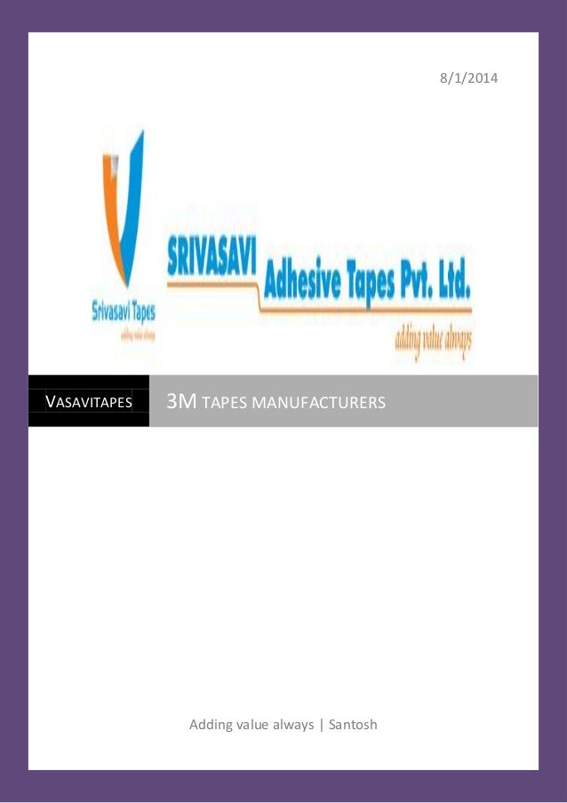3m tapes manufacturers in bangalore