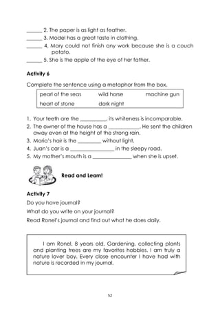The Incomparable Owner MTB-MLE LEARNER'S MANUAL Unit 3 | PDF