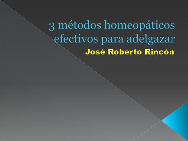 3 métodos homeopáticos efectivos para adelgazar 3 métodos homeopáticos efectivos para adelgazar