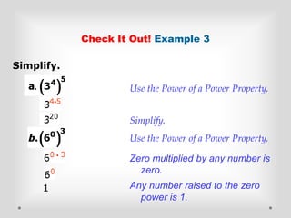 Multiplication Properties of Exponents | PPTX