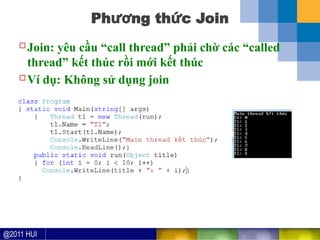 Comprehensive Guide to Multi-Threading Programming in C# | PPTX