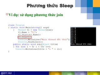 Comprehensive Guide to Multi-Threading Programming in C# | PPTX