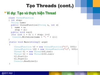 Comprehensive Guide to Multi-Threading Programming in C# | PPTX