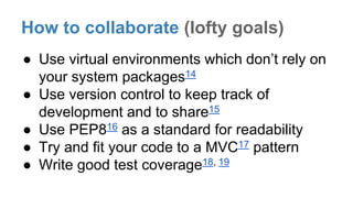 What is Python? An overview of Python for science. | PPTX