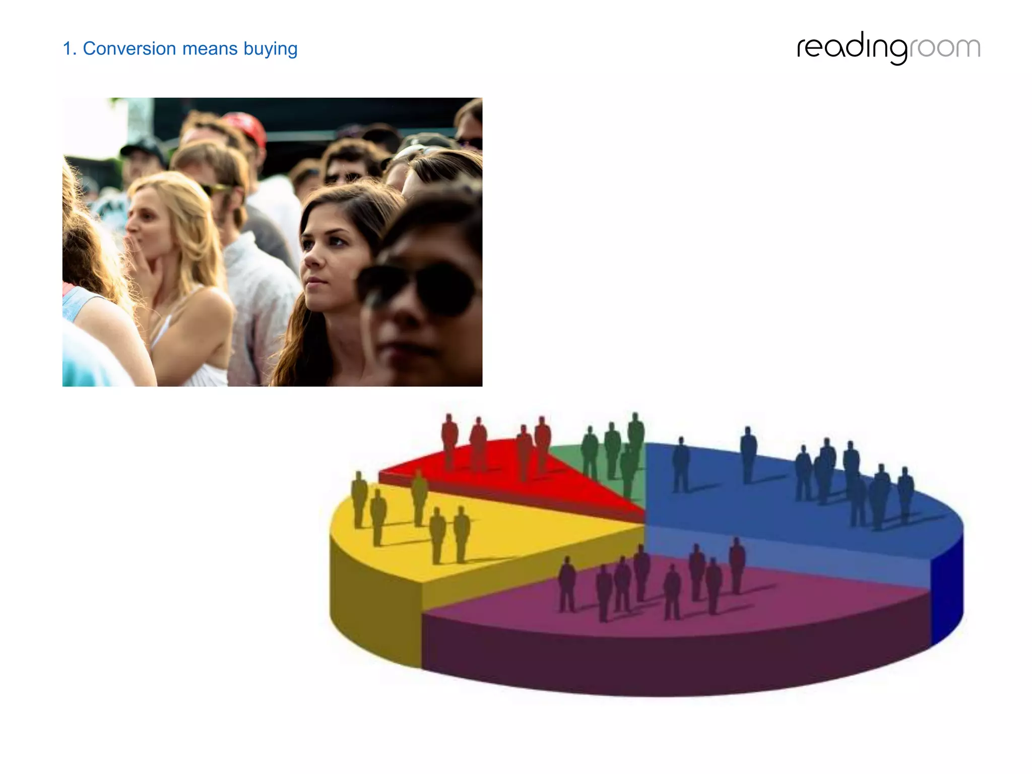 1. Conversion means buying
 