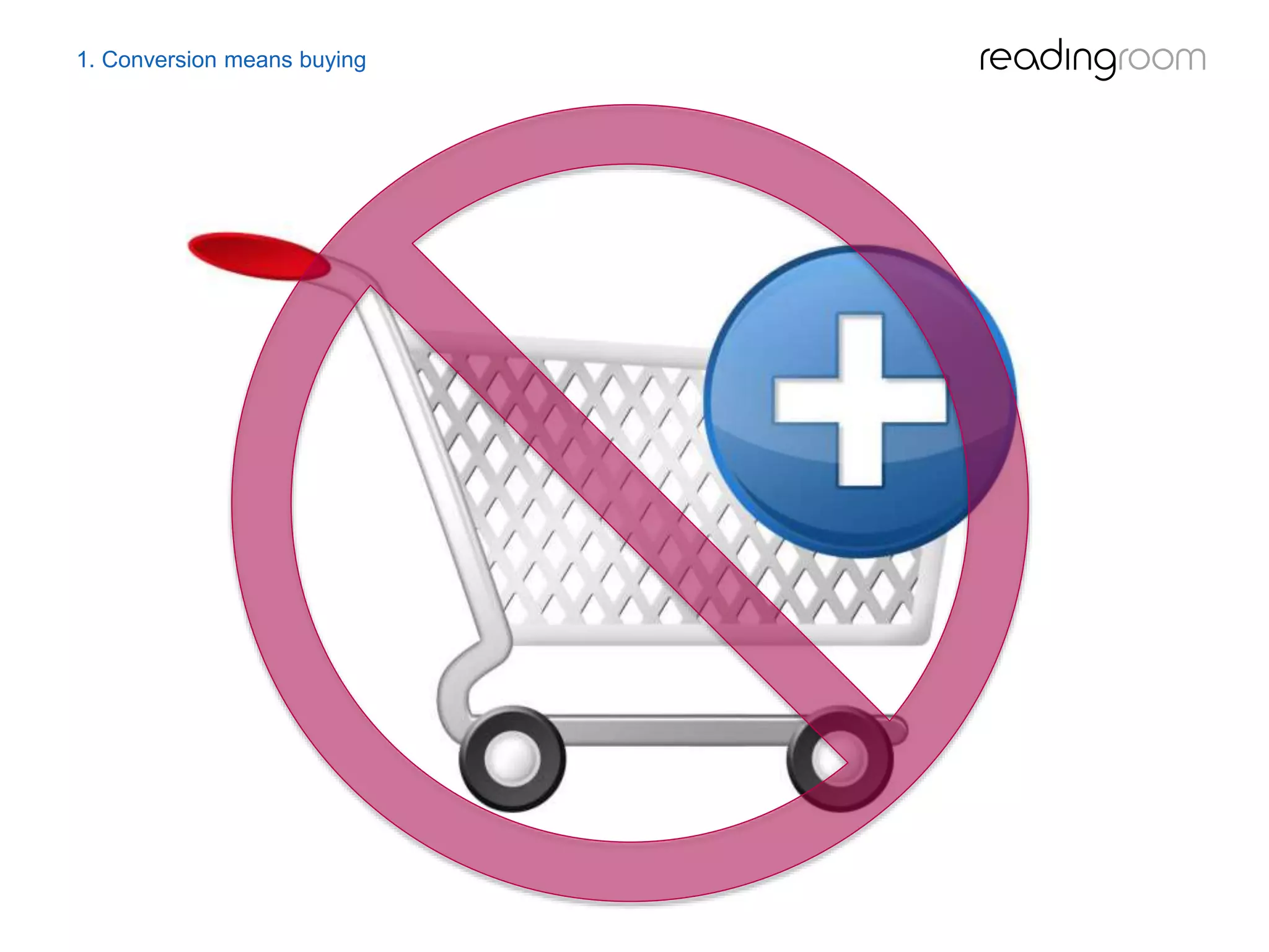 1. Conversion means buying
 