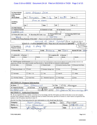 US0003608
Case 3:16-cv-00032 Document 24-14 Filed on 05/24/16 in TXSD Page 2 of 15
 