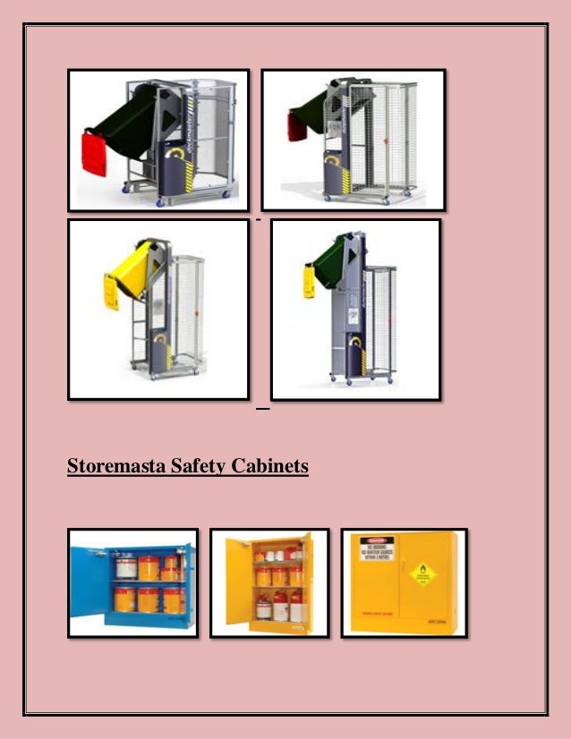 3 necessary materials handling equipment in a chemical warehouse