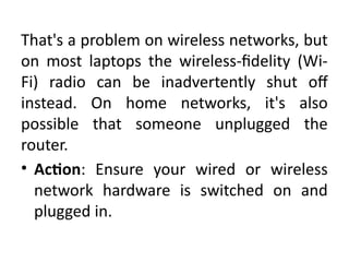 3Network Problems Network Problems Network Problems | PPTX