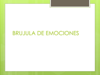 BRUJULA DE EMOCIONES
 