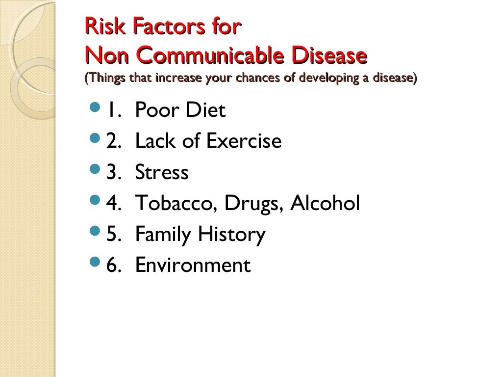 3 non communicable diseases