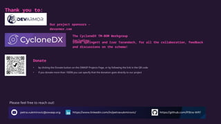 Owasp Cyclone Dx Example OWASP Barcelona 2025 Threat Model Library | PPTX