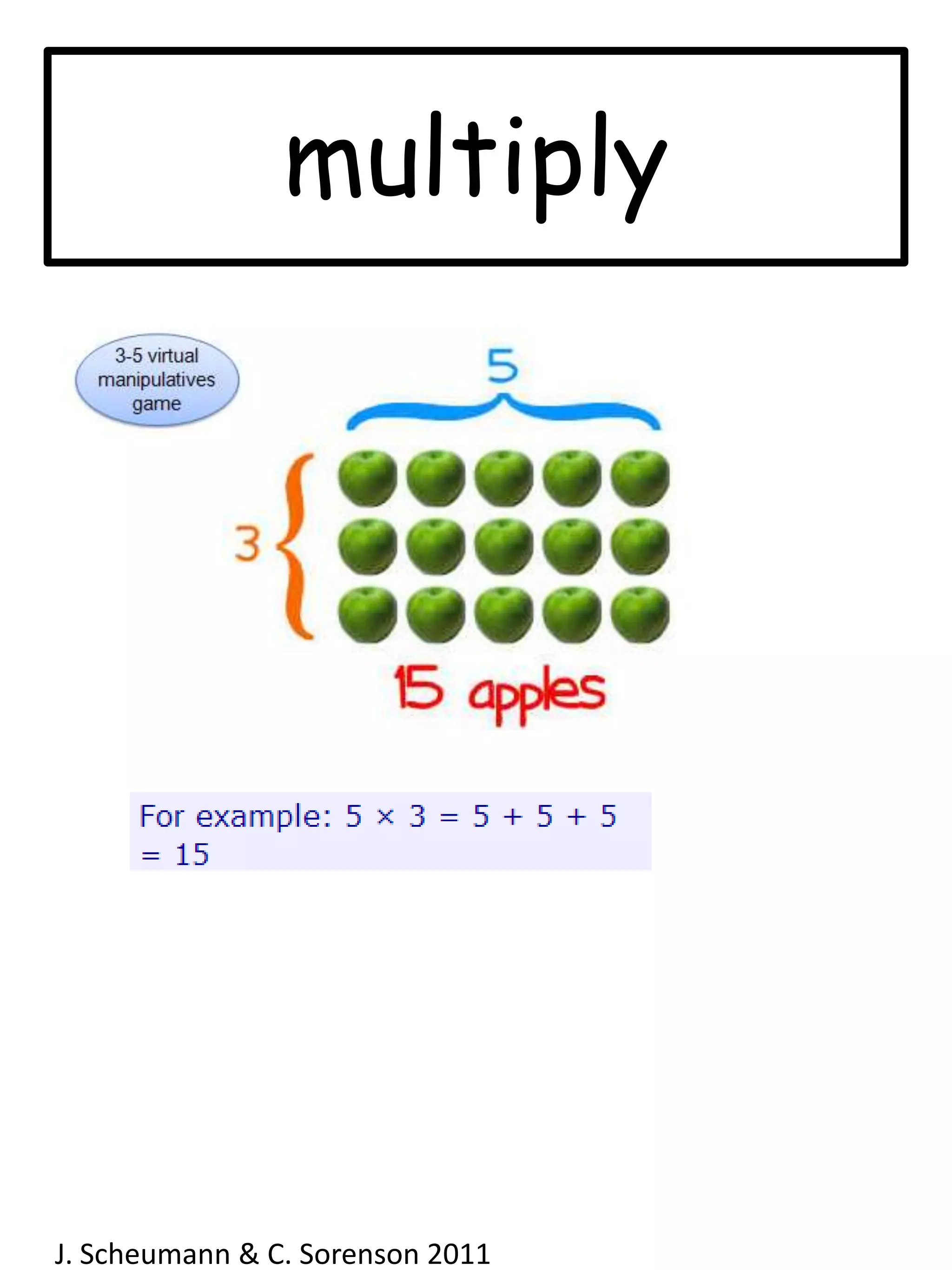 multiplyJ. Scheumann & C. Sorenson 2011  