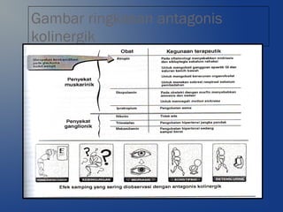 Gambar ringkasan antagonis
kolinergik
 