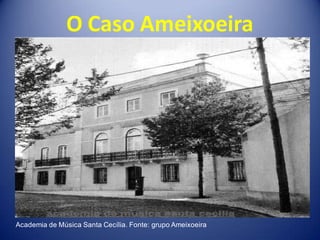 O Caso Ameixoeira




Academia de Música Santa Cecília. Fonte: grupo Ameixoeira
 