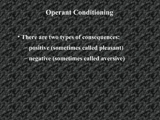 operant conditioning | PPT