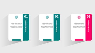YOUR
TITLE
HERE
Lorem ipsum dolor sit
amet, consectetuer
adipiscing elit. Maecenas
porttitor congue massa.
03
YOUR
TITLE
HERE
Lorem ipsum dolor sit
amet, consectetuer
adipiscing elit. Maecenas
porttitor congue massa.
02
YOUR
TITLE
HERE
Lorem ipsum dolor sit
amet, consectetuer
adipiscing elit. Maecenas
porttitor congue massa.
01
 