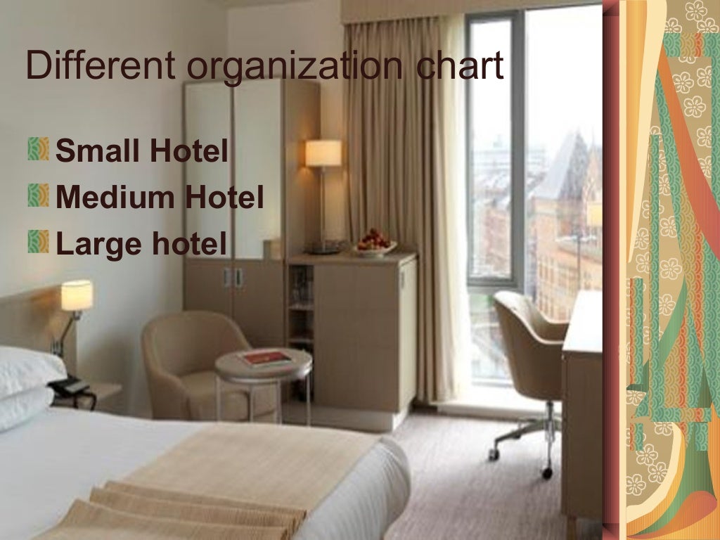 Organizational Chart Of Large And Small Hotel