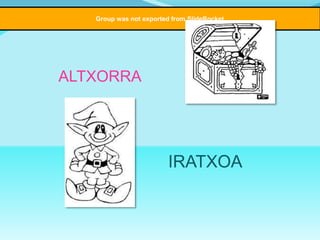 Group was not exported from SlideRocket

ALTXORRA

IRATXOA

 