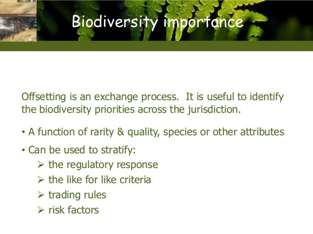 importance of biodiversity