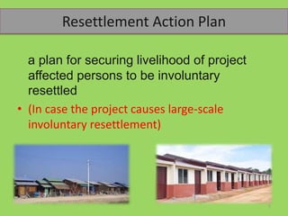 3) outline of resettlement action plan | PPT