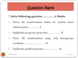 Comprehensive Guide to 2D and 3D Geometric Transformations in Computer ...