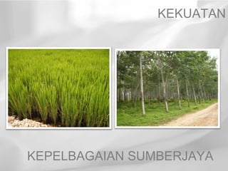 KEKUATAN




KEPELBAGAIAN SUMBERJAYA
 