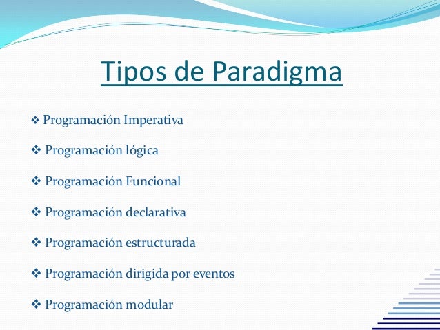3 paradigmas