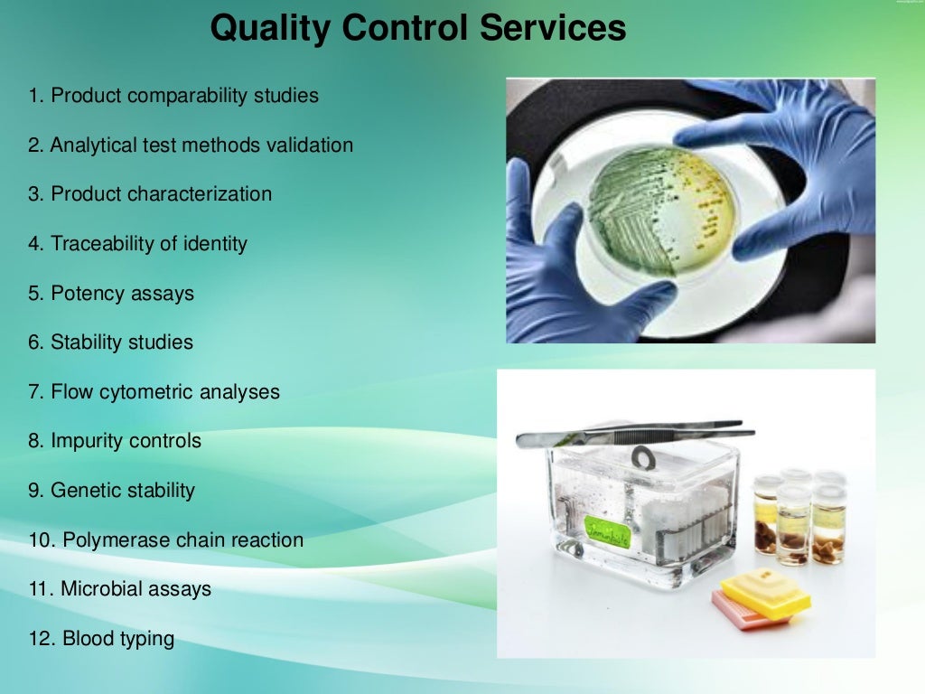 Development and Manufacture of Biological Products