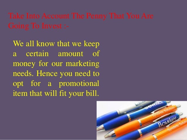 Promotional Pens Are Interesting Items In The Marketing Gimmick