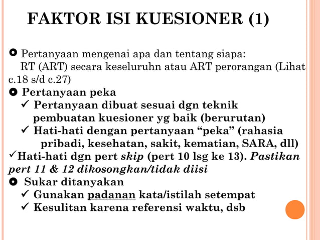 Field Collector pengumpulan data di lapangan