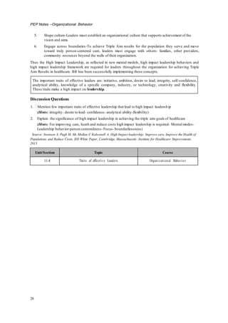 ICFAI Organizational Behavior - Solved assignments and case study help