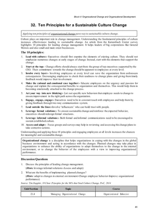 ICFAI Organizational Behavior - Solved assignments and case study help