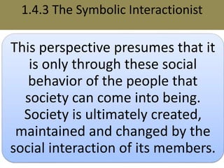 3 perspectives of sociology | PPTX