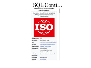 SQL Conti…
 