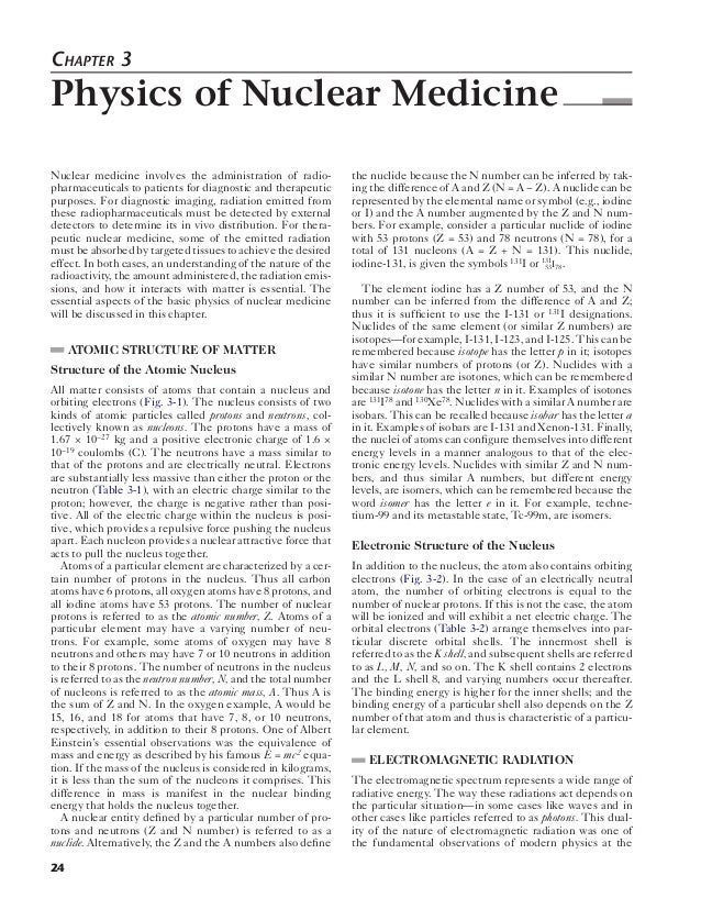 3 physics of nuclear medicine
