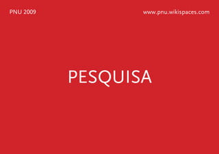 PNU 2009 - 3 Pilares