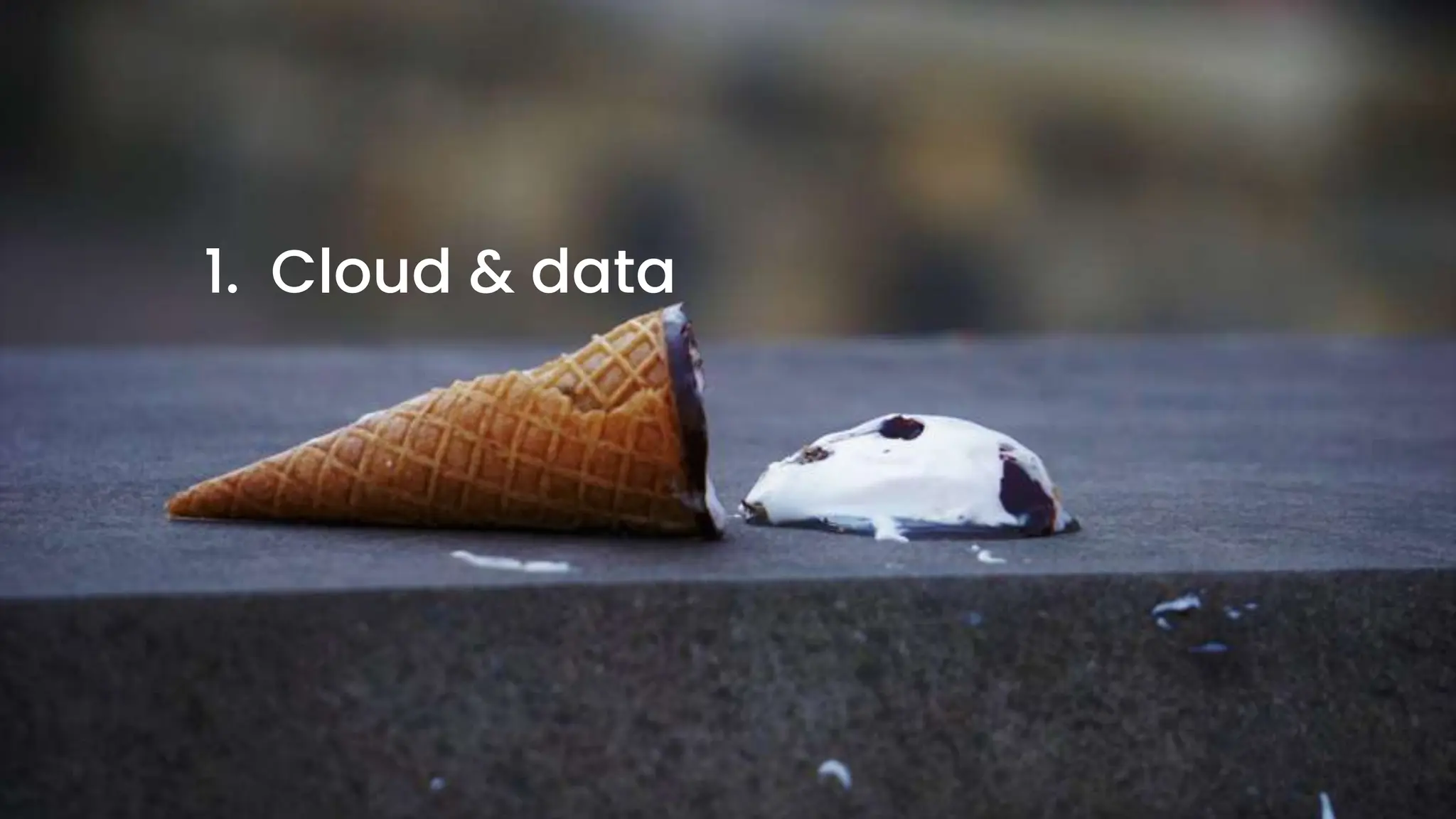 chronosphere.io
1. Cloud & data
 