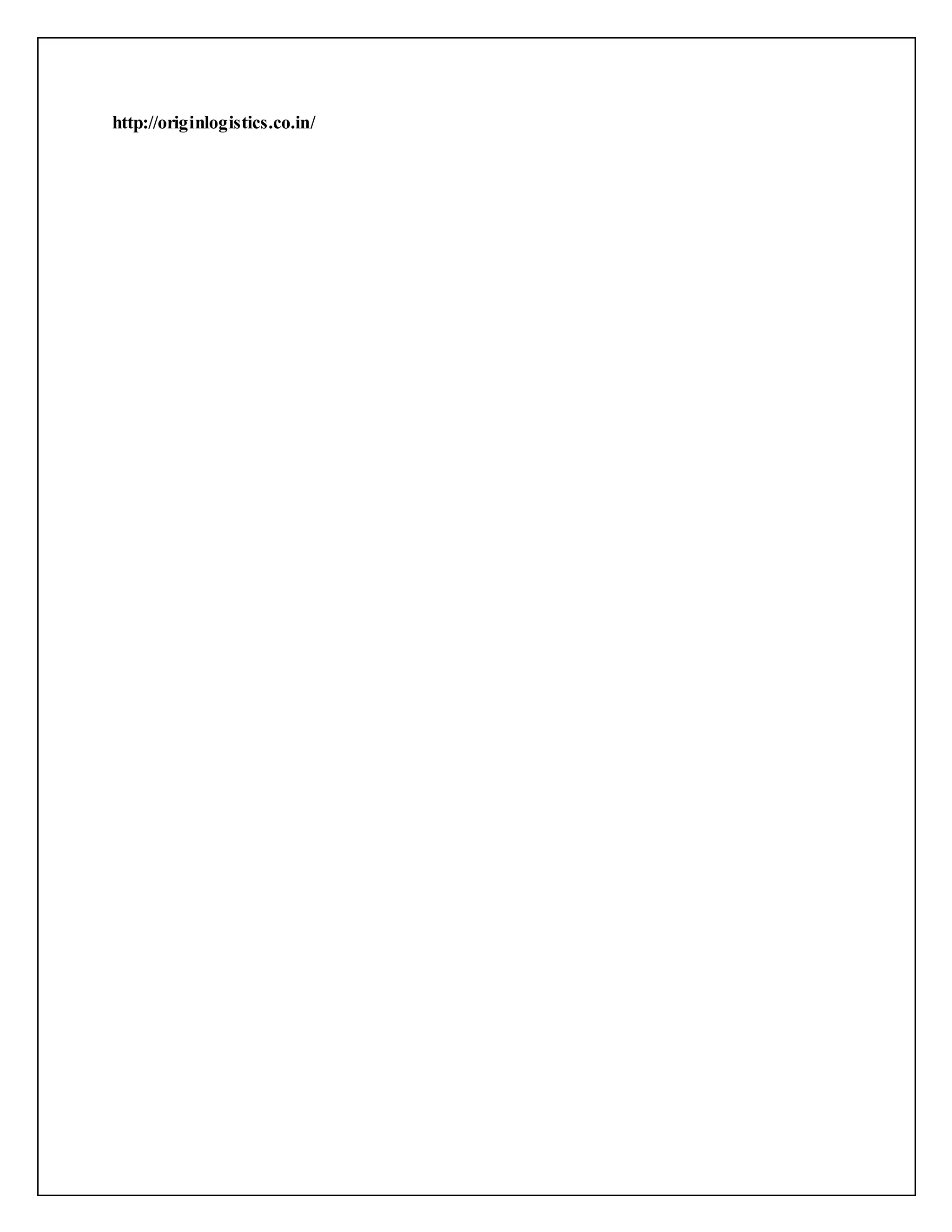 http://originlogistics.co.in/ 
