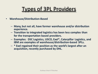 3PL AND 4PL | PPTX