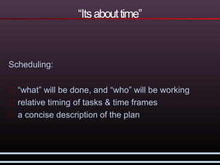 3 planning and scheduling | PPT