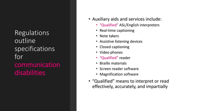 Guide to Digital and Communication Accessibility in Higher Education | PPT