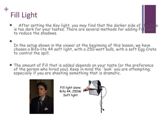 Rim Fill Key Examples 3 point lighting | PPT